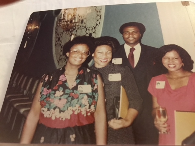 Ruby Curry, Stephanie Brown, Keith Fornis, Pamela Andrews at 10th Reunion; Supplied by Stephanie Brown